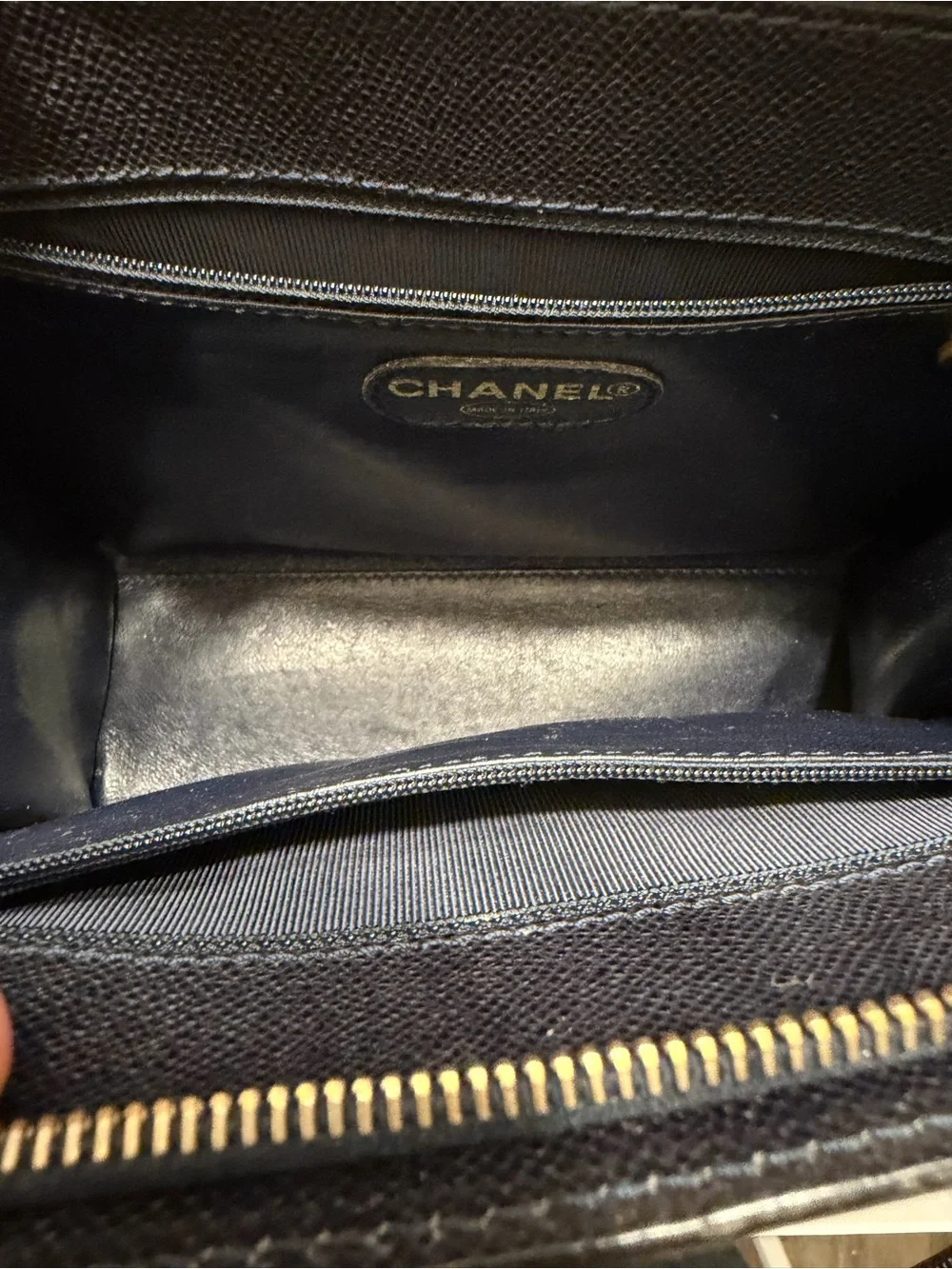 CHANEL Caviar Leather Shoulder Bag